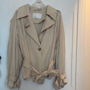 OAK + FORT Beige Trench Coat